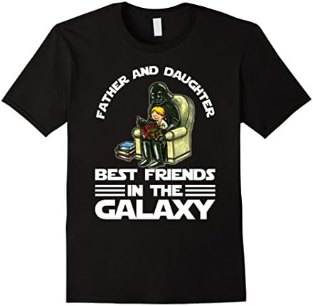 Mens Father and Daughter Best Friends In The Galaxy Shirts XL Black