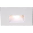 WAC Landscape Lighting, LEDme 120V LED Horizontal Indoor and Outdoor Step and Wall Light 3000K Built-in LED in White