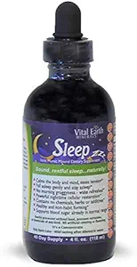 Sleep by Vital Earth Minerals - 4 Fl. Oz. - 40 Day Supply - Vegan Liquid Concentrate Trace Multimineral Supplement - Whole Food Plant-Based Ionic Humic Minerals