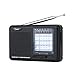 Cakin 836 Portable FM/AM/SW 9 Band Radio Receiver (A836 Black)