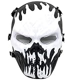 Fanjin Tactical Mask Skull Full Face Masks, Airsoft