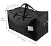 iwill CREATE PRO 100L Large Size Ornament Water Resistant Travle Duffel Tote Storage Bags with Carry Handles, Black