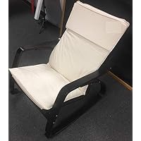 KAO Mart Relax Rocking Chair with Comfortable Cushion Cover and Wooden Frame