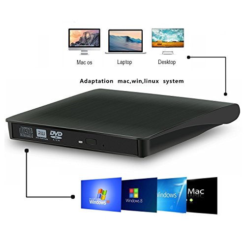 External-CD-DVD-Drive-Binken-USB-30-CD-DVD-Drive-RW-Slim-ROM-DriveWriterRewriterCD-Burner-High-Speed-Data-Transfer-for-Laptop-PC-Windows-Apple-Mac