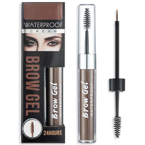Kaely Tinted Brow Setting Gel,Eyebrow Gel Makeup,maquillaje gel para cejas,Eye Brow Lift Fast Sculpt,Cruelty Free,Long Lasting Waterproof Cosmetics,05 DEEP BROWN