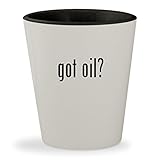 got oil? - White Outer & Black Inner Ceramic 1.5oz