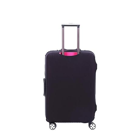Leoie Silk Elastic Luggage Protective Cover Suitcase Dust-Proof Anti Scratch Bag Case (Black)