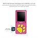wiwoo B4 MP3 Player for Kids, 8GB Portable Cute Cartoon Music Player with Fun Game FM Radio Voice Recorder E-Book Video Play Photo Viewer (Pink)