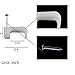 Ethernet Cable Clips 100 Pieces - XINCA Electrical Cable Staples cable nail for cat 6 cables - (White 6mm)