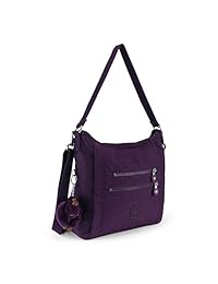 Kipling Bellamie - Bolso de mano sólido, color morado