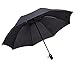 Fidus Inverted Reverse Sun&Rain Car Umbrella Large Windproof Travel UV Umbrella for Women Men - Auto Open Close(Black) â€¦