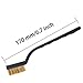 6 pieces Scratch Brush (Stainless Steel + Brass + Nylon) with 2 sizes