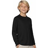 INGEAR Boys’ UPF 50+ Rash Guard Swim Shirt – Quick-Dry Lightweight Sun Protection for Swimming, Surfing & Beach, XS–XL
