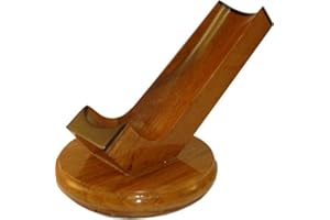 BIG BARK ROLLING PAPERS EA Carey Wood Single Tobacco Smoking Pipe Stand Holder Wooden Finish (Teak)