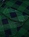 DJT Blouses for Women Fashion 2018, Women's Casual Long Sleeve Plus Size Classic Plaid Flannel Shirts X-Large Green Plaid