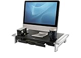 Fellowes Office Suites Premium Monitor Riser, Black (8031001)