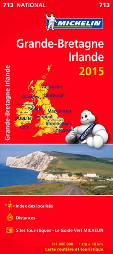 GRANDE-BRETAGNE, IRLANDE 2015 (CARTES (8750)) (French Edition) by COLLECTIF MICHELIN