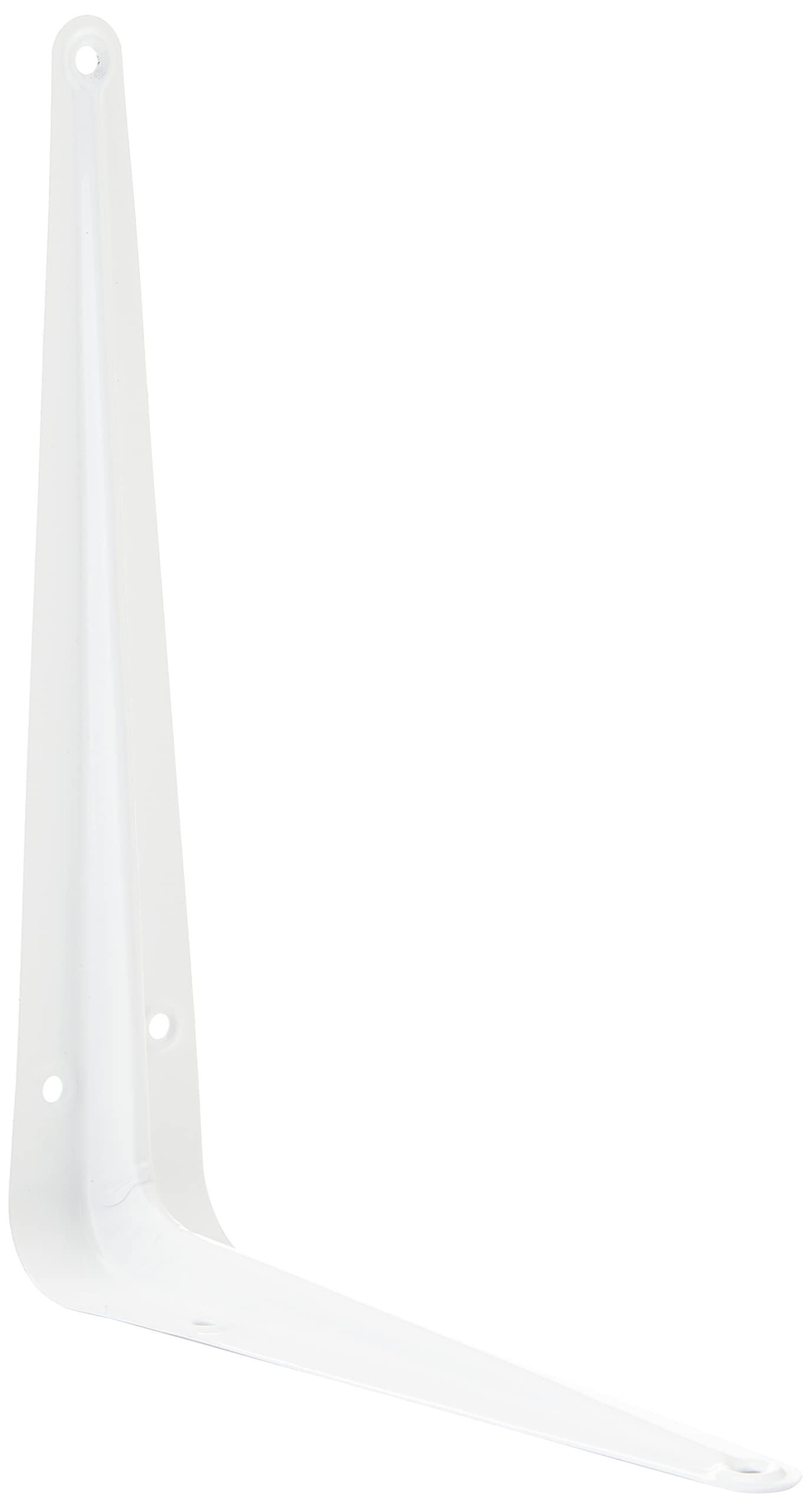 Merriway BH05483 (8 Pcs) London Style Shelf Brackets 200 x 150mm (8 x 6 Inch) White - Pack of 8 Pieces