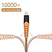 Aoshitai Charging Cable 4 Pack [ 3Ft 6Ft Nylon Braided for iPhone X/8/8Plus/7/7Plus/6/6Plus/6S/6Splus Ipad iPod and More - Orange