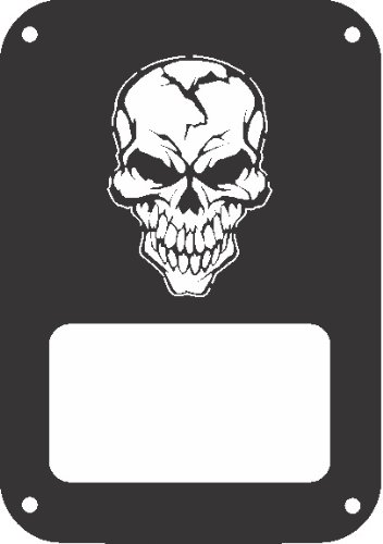 Skull Face Tail Light Covers For Jeep JK Wrangler - Set Of 2 USA-Made Custom Covers