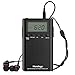 Pocket Radio, Portable Digital AM FM Alarm Clock Radio with Speaker, Sleep Timer, Preset, Alarm Clock and Earphone