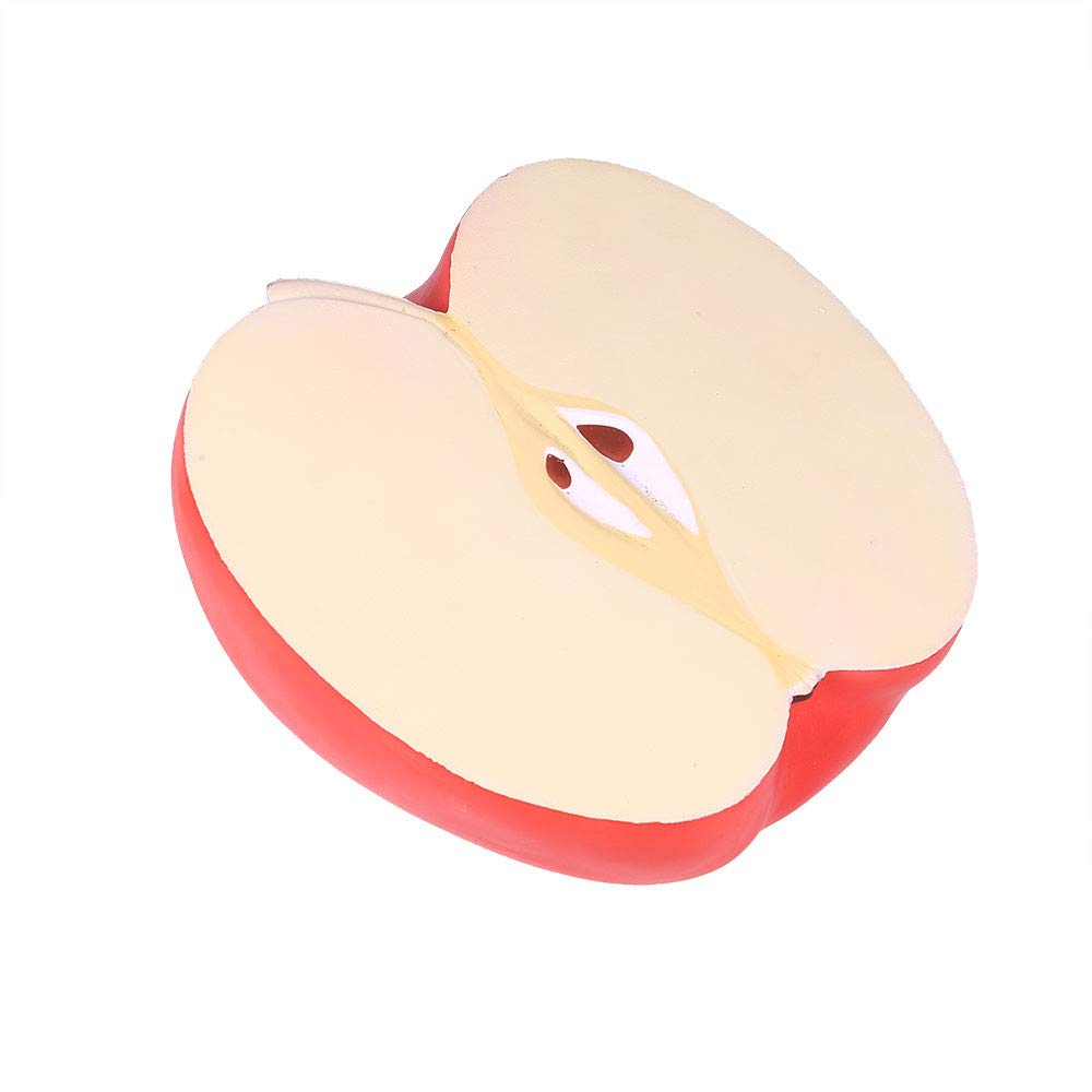 Xuways Jumbo Apple Squishies, Ultra Soft Half Apple Cream Scented Squishies Slow Rising Kids Toys Doll, Simulation Animal Toy for Birthday Gift, Collection, Stress Relief, Decorative Props