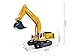 Happy Cherry 1:87 Scale Diecast Crawler Hydraulic Excavator Mixer Construction Vehicle Transport Car Carrier Truck Toy Model Cars for Boys