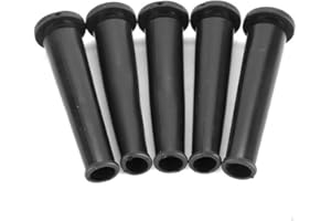 5-Pack Black Rubber Wire Protector Boots for Angle Grinder, 9mm Cable Sleeve Guard Covers, Housing Shield for Power Tool Cord