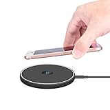 Fast Wireless Charger, Backever 10W Universal Quick Charge Qi Wireless Charger Charging Pad for iPhone X 8 8 Plus, Nexus 5 / 6 / 7, Fast Charging for Samsung Galaxy S8 /S8+ S7 / S7 Edge / S6/S6 Edge