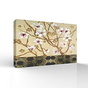 Wall26-Canvas Wall Art-Classcial Flower and Bird Painting-Giclee Painting Wall Art for Bedroom Living Room Home Decoration - 12x18 inches