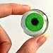 30mm Fantasy Green Human Glass Eye Single Cabochon Taxidermy Pendant Doll Making Art Sculpture or Jewelry Crafting Supply
