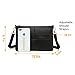 Galaxy Wolf Women Leather Crossbody Bag,Clutch Purse Shoulder Bag for Travelling Black