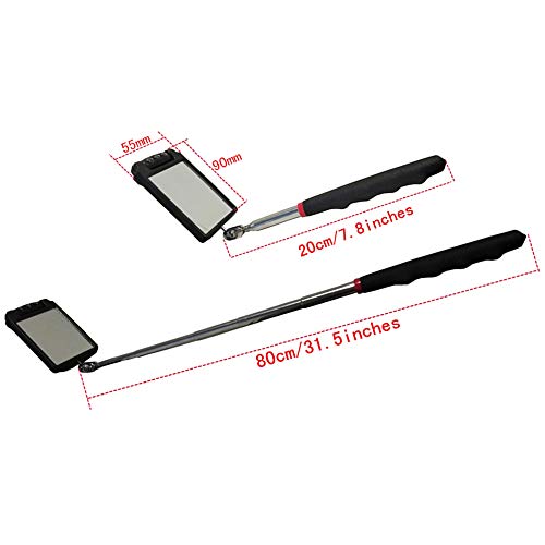Telescopic Inspection Mirror ,Telescopic lamp Inspection Mirror, 360 Rotating lamp Inspection Mirror, Mechanics Mirror, Inspection Mirror, car Inspection Mirror