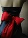 Laribbons 2 inch Wide Double Face Satin Ribbon - 25 Yard (252-Red)