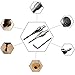 Countersink Drill Bits Set, Woodworking Chamfer, 7 PCS Carpentry Reamer Core Drill Bit with One Free Hex Key