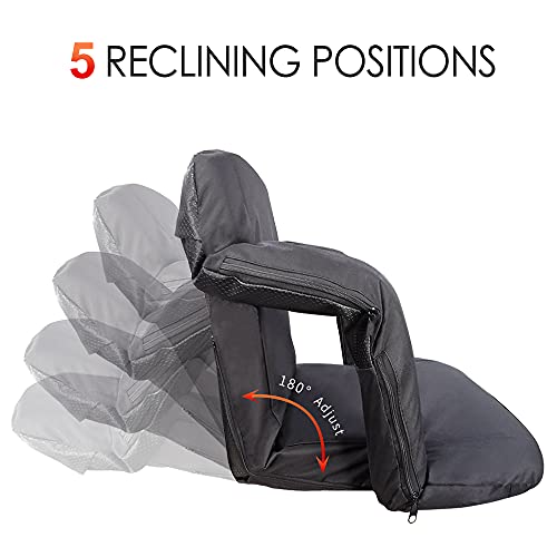 Blufree Heated Stadium Bleacher Seat, Foldable Portable Heated Chair,6