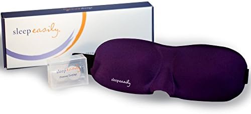 Sleep Easily - Eye Mask with Ear Plugs - Reusable and Comfortable Sleeping Mask Set