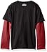 Under Armour Little Boys UA Graphic Tee Long Sleeve Tee Shirt, Black, 5