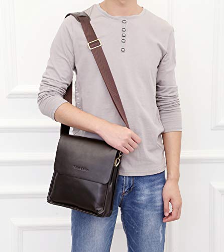 5 Messenger+Business+Crossbody+Shoulder+Bag%25EF%25BC%2588brown%25EF%25BC%2589