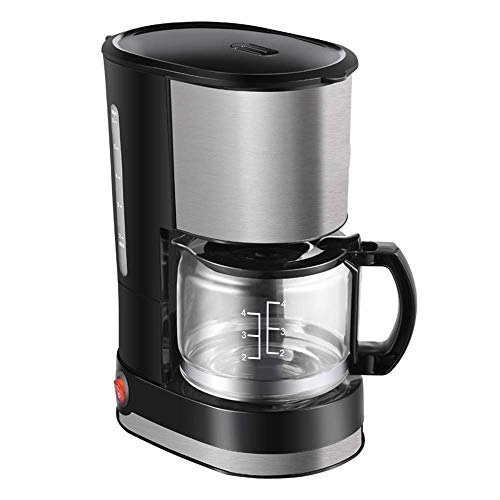 HaoLi Filterkaffeemaschine, 550-W-Kaffeemaschine für Instantkaffee, programmierbare 4-Tassen-Kaffeemaschinen, Anti-Tropf…
