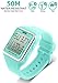 Digital Sport Watch Water Resistant Outdoor Electronic Big Face Silicone Teen Girls Women's Light Green SK1139A