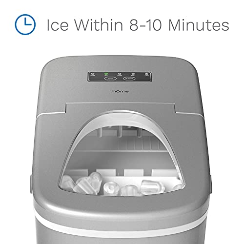 hOmeLabs Portable Ice Maker Machine for Counter Top Makes 26 lbs of