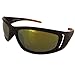 Vuarnet Extreme Unisex VE5001 Athletic Plastic Sunglasses, Matte Brown