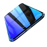 Apple iPhone 6 6s Case, FLOVEME Luxury Slim Fit Gradual Colorful Gradient Change Color Ultra Thin Lightweight Electroplating Bumper Anti-Drop Clear Hard Back Cover Holder, Transparent Blue