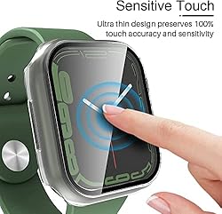 TAURI 2 Pack Hard Case Designed for Apple Watch
