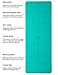 YAWHO Yoga Mat Fitness Mat Eco Friendly Material SGS Certified Ingredients TPE Specifications 72” x 26” Thickness 1/4-Inch Non-Slip Extra Large Yoga Mat with Carry Bag (Cyan)thumb 1