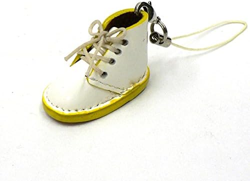 Amazon 手作り ミニ靴 キーホルダー ストラップ パステルノート イエロー ｓ ハンドメイド ジュエリー 通販