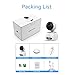 WIFI Security Camera, Compatible with Alexa Echo Show, AOGE Wireless Home HD Indoor IP Camera with Cloud Storage Trial, Two-Way Audio, Night Vision, Motion Detection