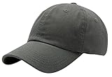 Top Level Baseball Cap for Men Women - Classic Cotton Dad Hat Plain Cap Low Profile, DGY