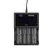 XTAR Xtar-VC4-Charger-T VC4 Li-ion/Ni-MH Battery Charger Premium USB LCD Display Charger Compatibale with Li-ion Battery and Ni-MH battery
